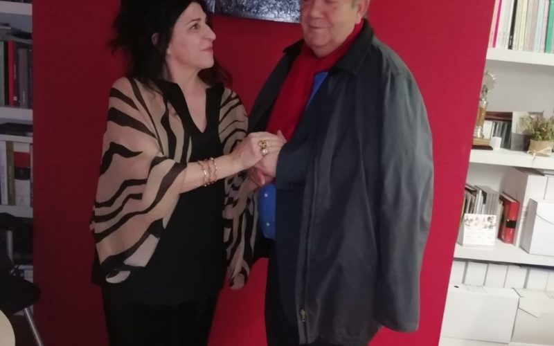 Lita Cabellut y Alfredo Giménez Clavería