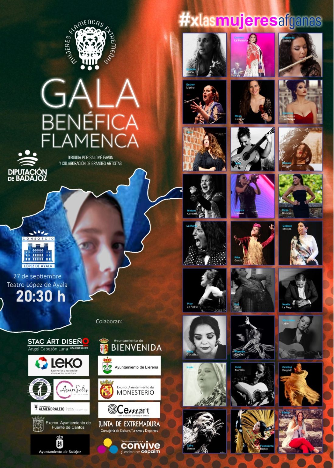 DIFUNDIMOS EL FESTIVAL DE MUJERES FLAMENCAS A FAVOR DE LAS MUJERES